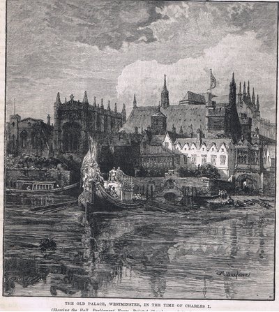 The Palace of Westminster in the Time of Charles I by John Fulleylove